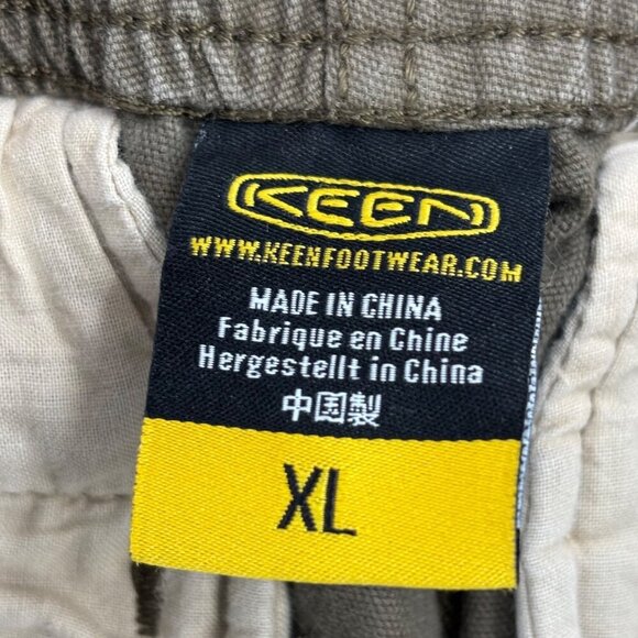 Keen Pull On Pants Boys XL Olive Green Reinforced Knees Elastic Waist Cotton - Picture 4 of 12